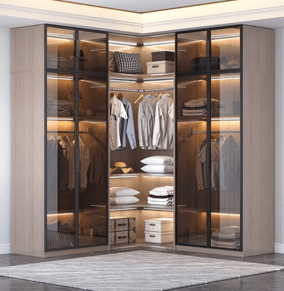 L Shape Wardrobe